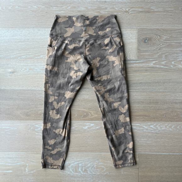 Lululemon Align High-Rise Leggings Pockets 25" Heritage 365 Camo Beige Multi - Picture 4 of 6